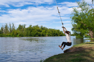 El salto de cuerda en la rivera 3