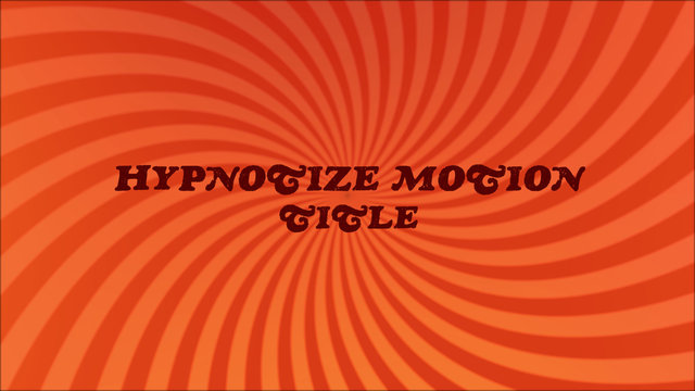 Hypnotize Motion Title