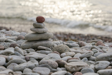 Stones by the sea, Gotland Sweden.