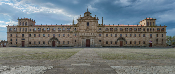 Obraz premium Main facade of the school of Los Escolapios de Monforte de Lemos