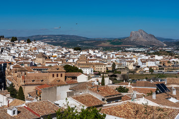 Fototapeta na wymiar View of the city of Antequera in Malaga, Andalusia, Spain