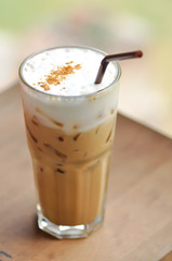 iced coffee or iced cappuccino