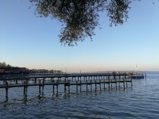 Obraz premium Wieczór w Ammersee