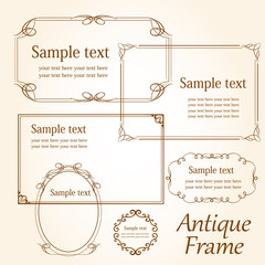 周年イベントやお祝い事などで使いやすいゴージャスでアンティーク調のフレームデザイン