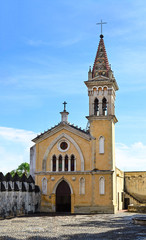Fototapeta na wymiar Chapel Our Lady of Carmen, next to Cuernavaca Cathedral