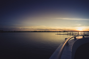 Fototapeta premium Sunset and Water