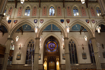 Obraz premium Immaculate Heart of Mary side Chapel in St Michael's renovated Cathedral Toronto