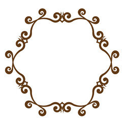 周年イベントやお祝い事などで使いやすいゴージャスでアンティーク調のフレームデザイン