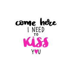 Vector hand drawn lettering phrase. Modern brush calligraphy.