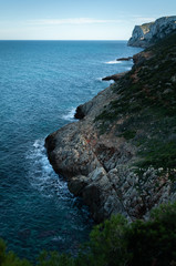 Fototapeta premium rocky sea shore