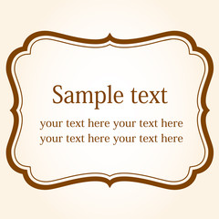 周年イベントやお祝い事などで使いやすいゴージャスでアンティーク調のフレームデザイン