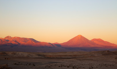 Fototapeta na wymiar Beautiful region of the Atacama Desert, full of colors, light and so many charms, located in Chile.