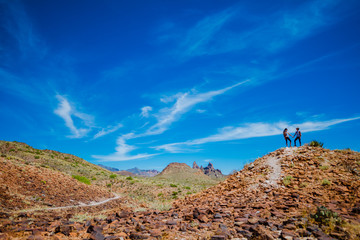 On top of the mountain