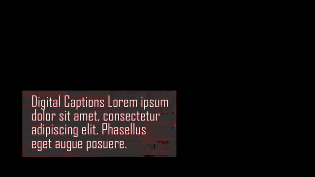 Digital Captions