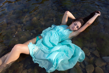 Floating in dark waters