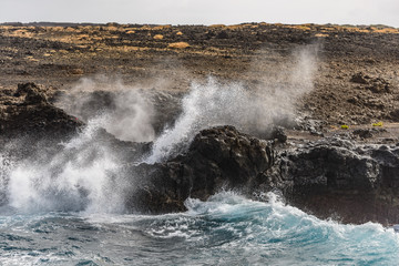 Lanzarote coastline near Tenesar