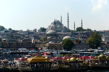 View on Blue Mosque in Istanbul