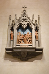 Tenth station of the cross in renovated St Michael's Cathedral Basilica Toronto