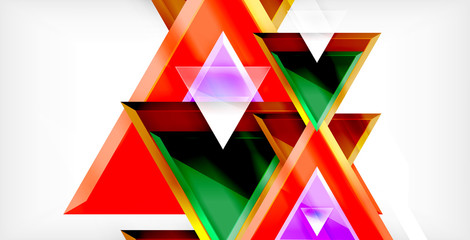Triangle abstract background