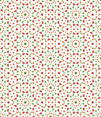 Flower Pattern. Seamless Background.