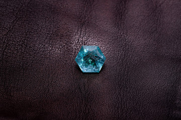Blue gemstone Aquamarine