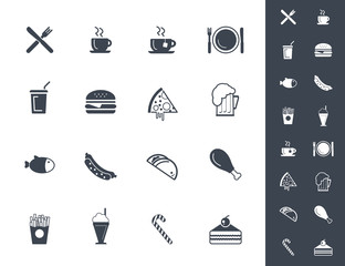 Fast food icon set - Junk Food icons