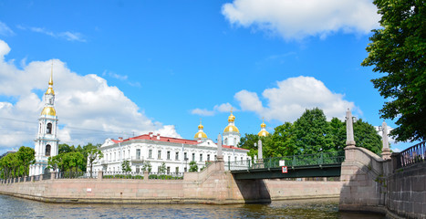 Russia, St. Petersburg Summer time scenic view