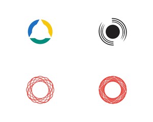 Fototapeta na wymiar Circle line Logo Template vector icon