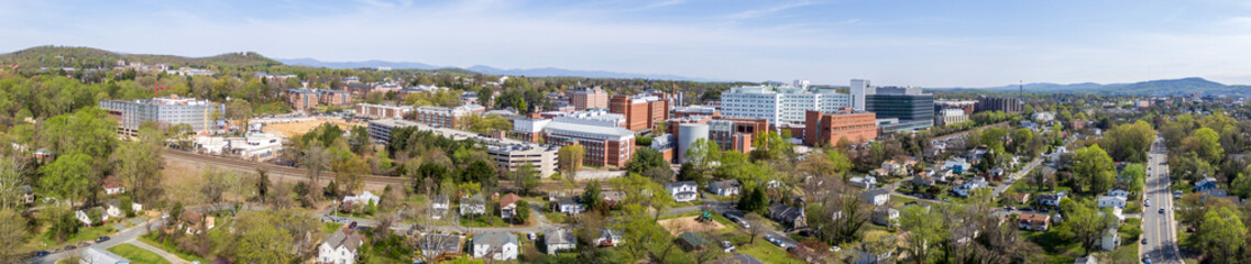 Fototapeta na wymiar Charlottesville Panorama