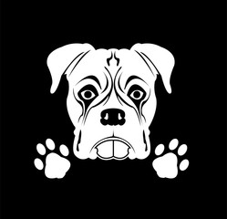 dog vector logo