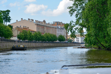 Russia, St. Petersburg Summer time scenic view