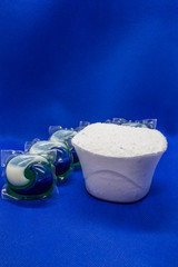 Chemistry for washing in bulk and liquid form.