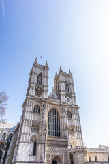 Fototapeta na wymiar Westminster Abbey in Westminster, London, England, UK