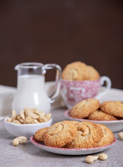 Homebaked Vegan Coconut Cashew Lemon Cookies