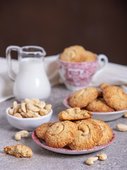 Homebaked Vegan Coconut Cashew Lemon Cookies
