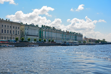 Russia, St. Petersburg Summer time scenic view