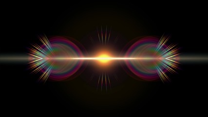 flash lights optical lens flares shiny illustration art background new natural lighting lamp rays effect colorful bright stock image