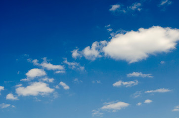 Fototapeta premium White clouds on blue sky