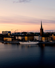 Obraz premium #Stockholm #sunset