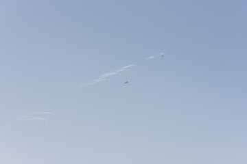 Airshow for the 70th celebration of the independence of Israel, Tel Aviv-Yafo, Israel