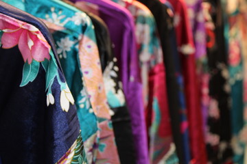 Fototapeta na wymiar the charm of the east kimono