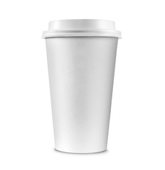 To go Coffee Cup isolated on a white background