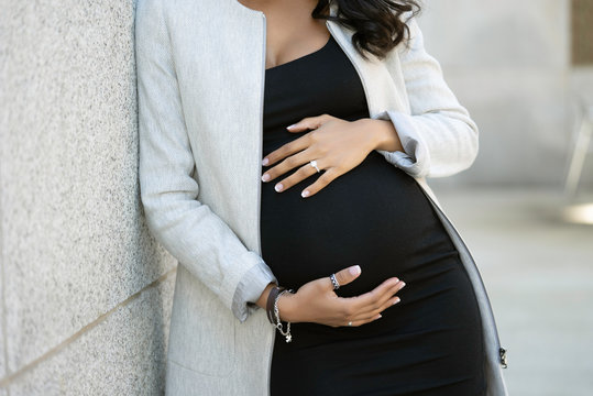 Pregnant Woman in the City