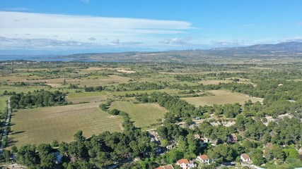 falaise de Leucate et La Franqui (Aude, France)