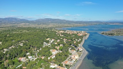 falaise de Leucate et La Franqui (Aude, France)