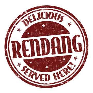 Rendang Sign Or Stamp