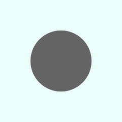 geometric figures, circle icon. Elements of geometric figures illustration icon. Signs and symbols can be used for web, logo, mobile app, UI, UX on white background