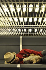 sieste sous les projecteurs