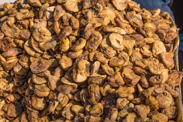 Getrocknete Feigen am Markt in Istanbul