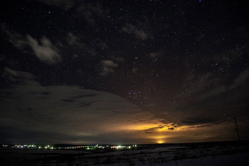 Fototapeta premium moon over the sea